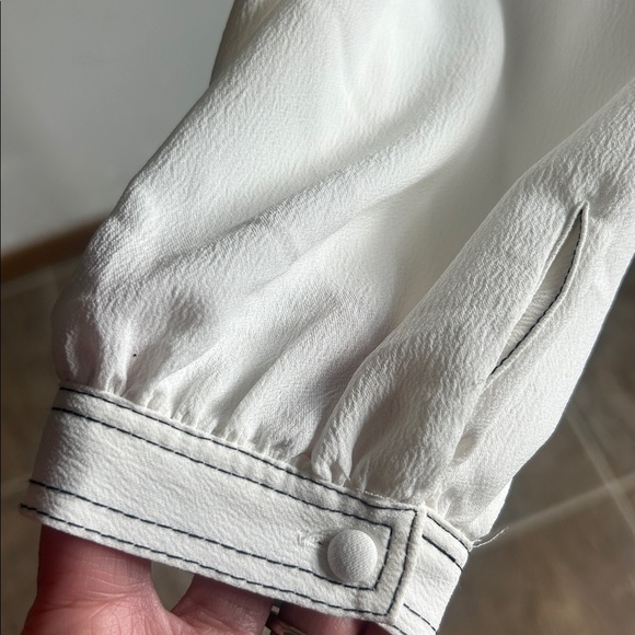 Joie Mirna Porcelain Peasant Boho Blouse Size XS NWT - Picture 10 of 13